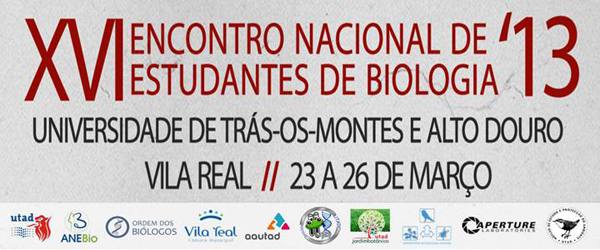 Banner: XVI Encontro Nacional de Estudantes de Biologia