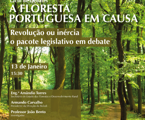 Cartaz: A Floresta Portuguesa em causa