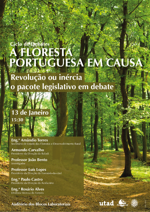 Cartaz: A Floresta Portuguesa em causa