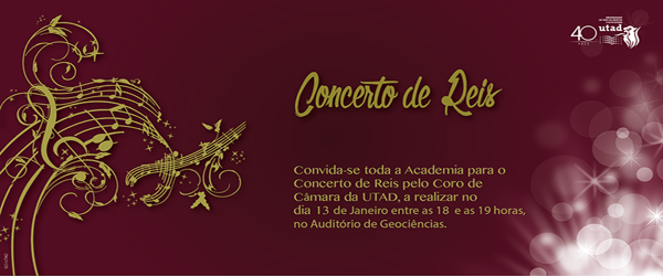 Banner: Concerto de Reis