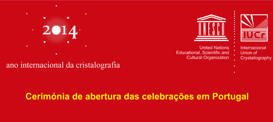 Banner: Ano Internacional da Cristalografia