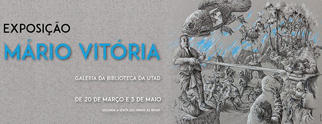 Banner: Exposição de Mário Vitória