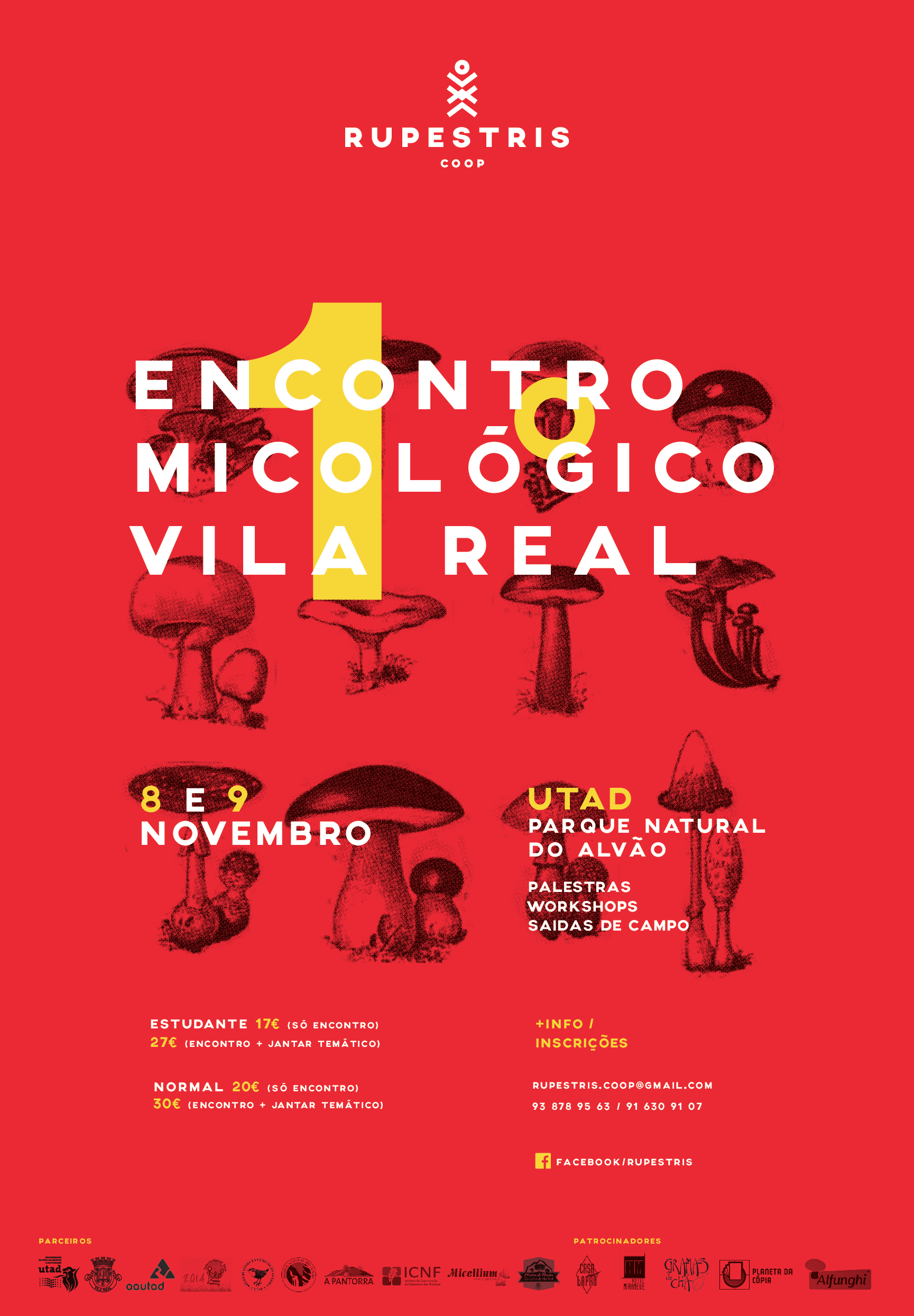 Cartaz: I Encontro Micológico Vila Real