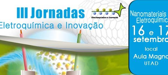 Banner: III Jornadas de Eletroquímica e Inovação