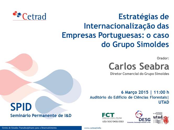 Banner: Estratégias de Internacionalização das Empresas Portuguesas: o caso do Grupo Simoldes