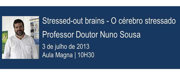 Banner: Stressed-out brains - O cérebro stressado