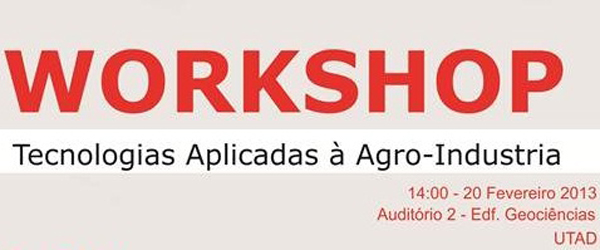Banner: Workshop - Tecnologias Aplicadas à Agro-Indústria