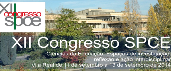 Banner: XII Congresso da Sociedade Portuguesa de Ciências da Educação